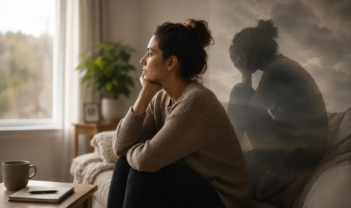 quiet reflection at a window
